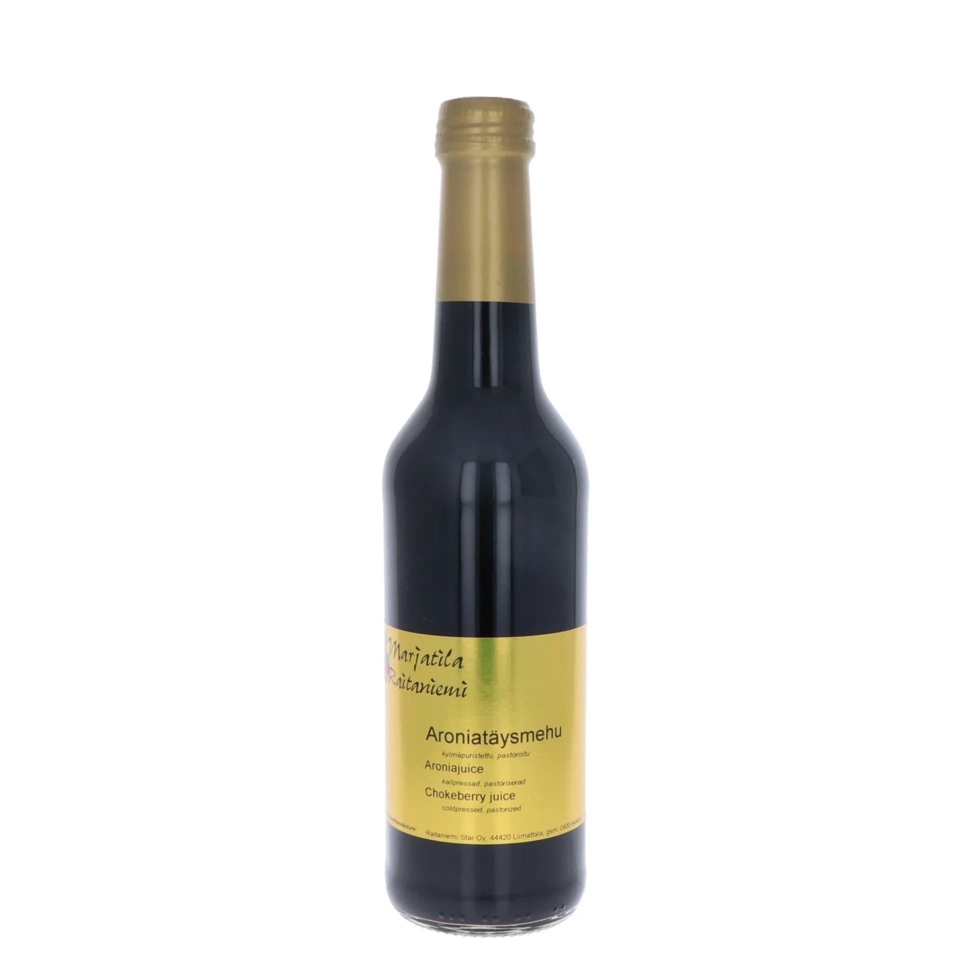 Aroniatäysmehu (marja-aroniamehu), 350 ml