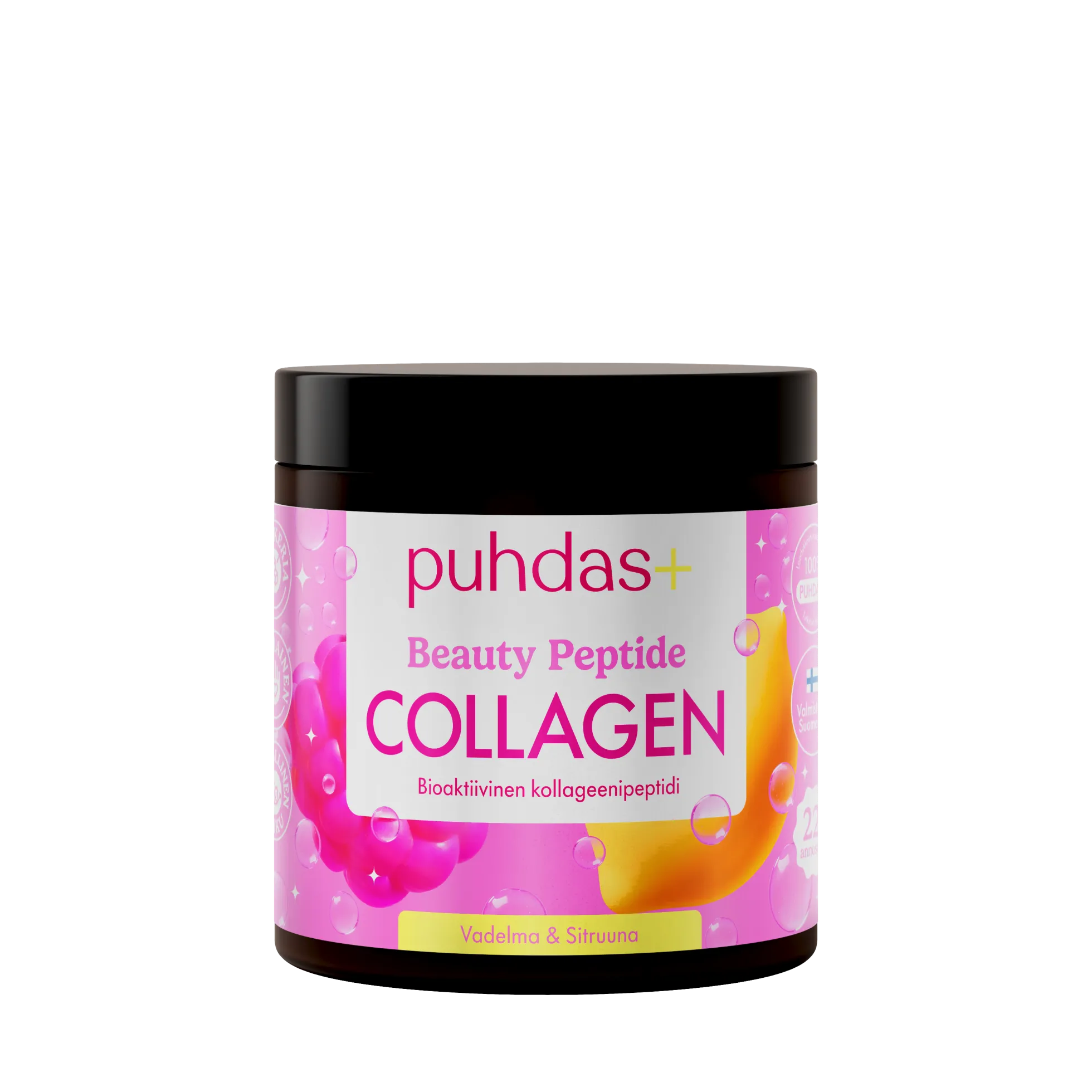 Beauty Peptide Collagen Vadelma-Sitruuna, 80 g