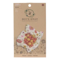 Bee's Wrap 3-pak. Vegan Meadow Magic