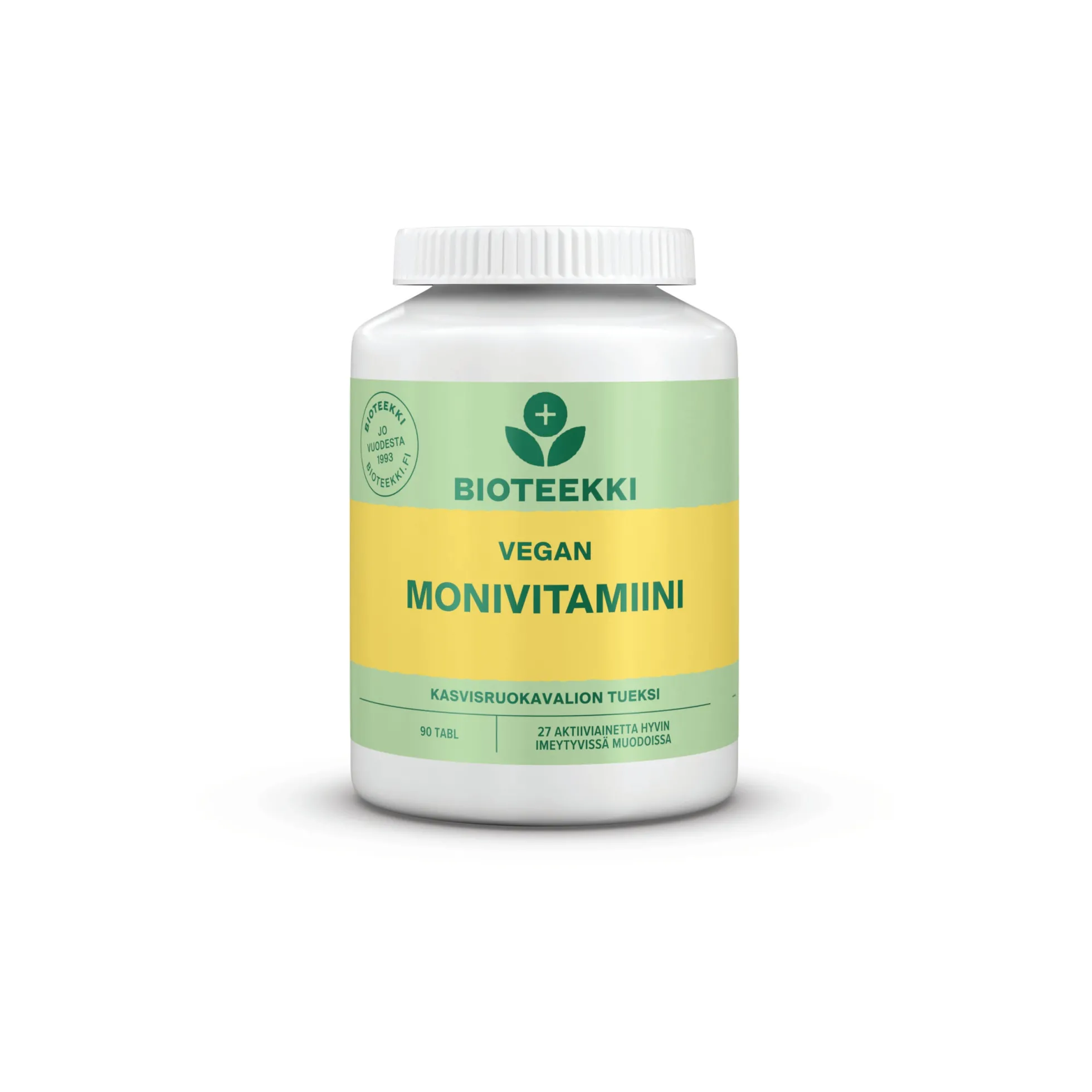 Bioteekki Vegan Monivitamiini, 90 tabl.