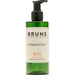 BRUNS Nr15 Hair Souffle Unscented Styling Cream - Hajusteeton Muotoilutuote, 200 ml