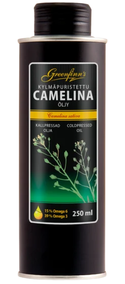 Camelinaöljy (kitupellavaöljy, ruistankioöljy), 250 ml