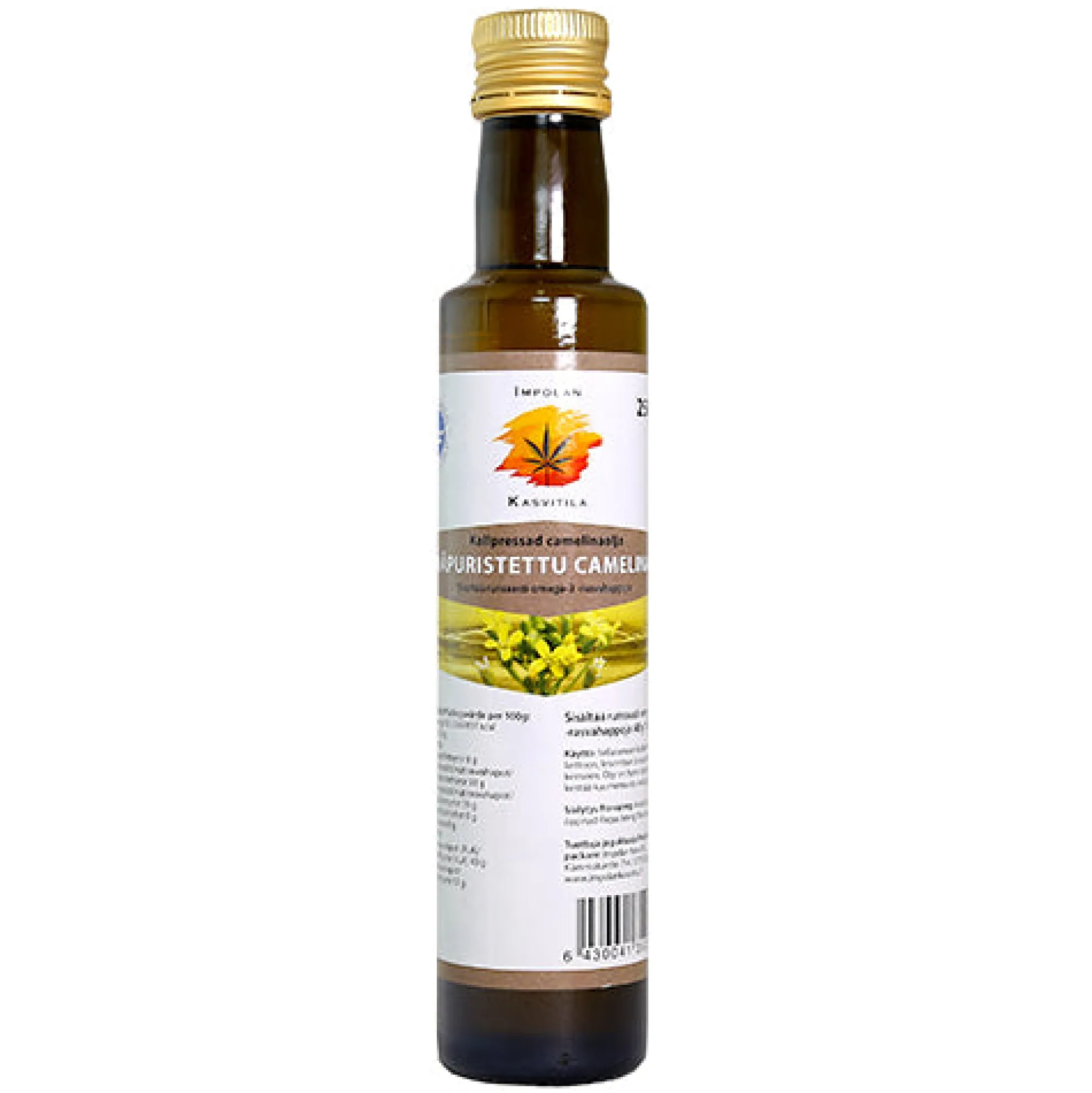 Camelinaöljy (kitupellavaöljy, ruistankioöljy), 250 ml