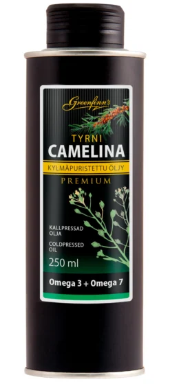 Camelina-tyrniöljy, 250 ml