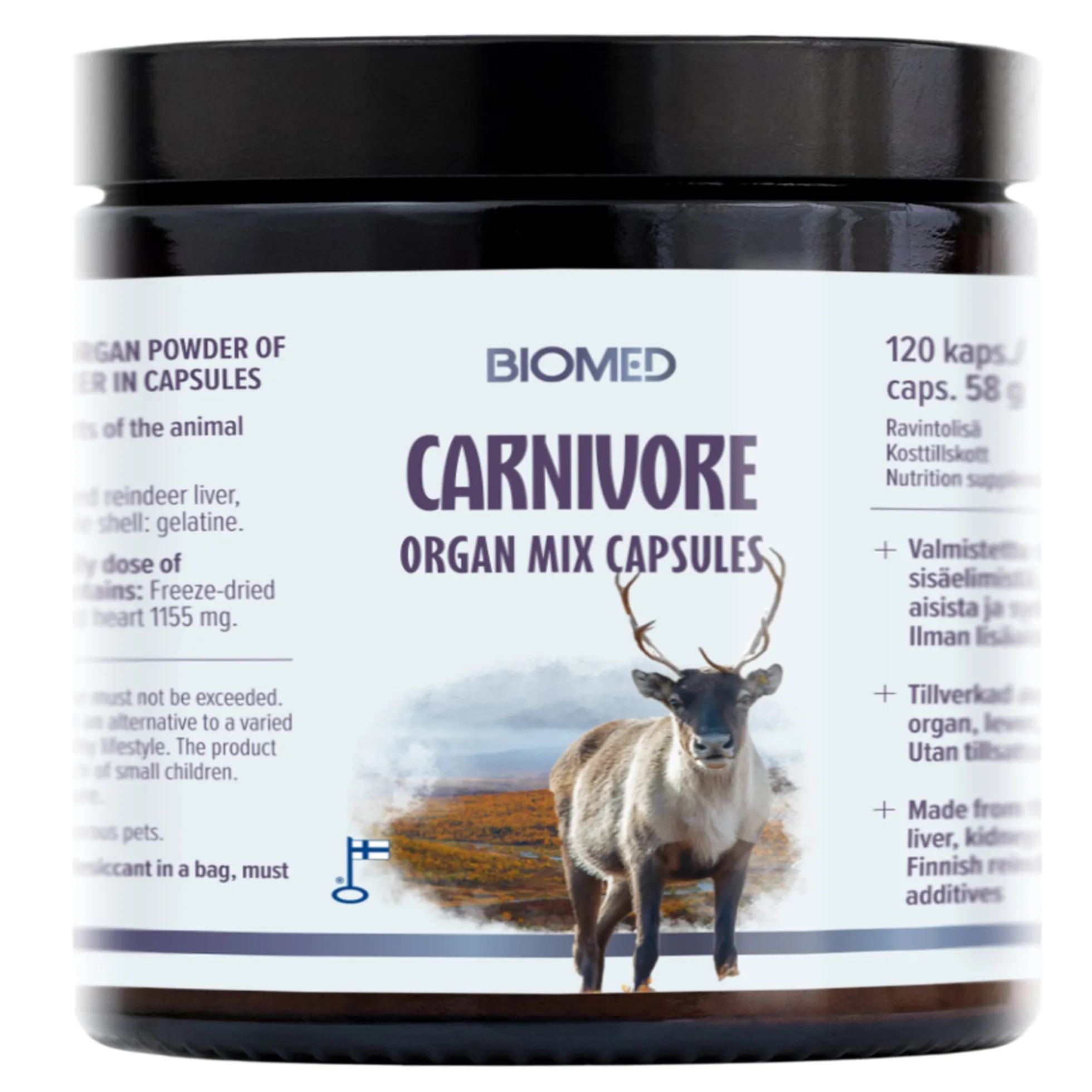 Carnivore Organ mix capsules 120 kaps