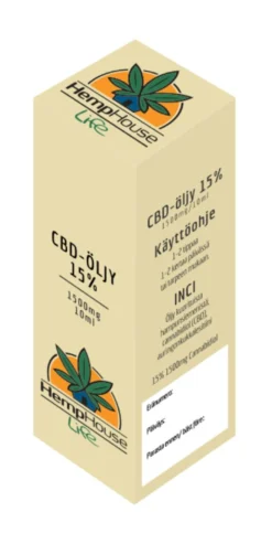 CBD-öljy 15%, 10 ml