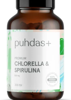 Chlorella & Spirulina 500 mg, 300 tabl