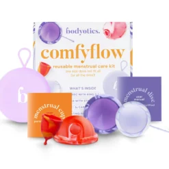 Comfyflow-setti, uudelleenkäytettävät kuukautissuojat 4 kpl