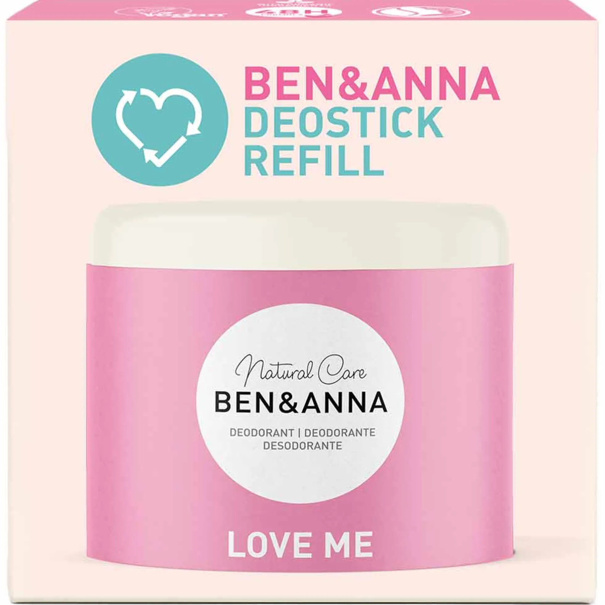 Deodorantti Refill, Love Me, 40 g