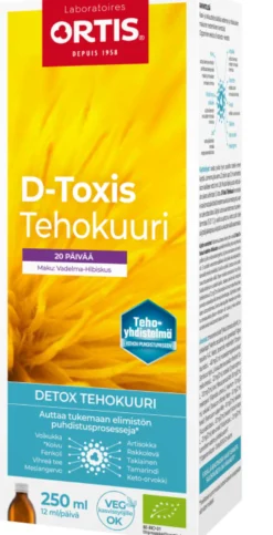 Detox-tehokuuri, vadelma-hibiskus