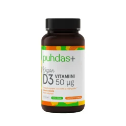 D3-vitamiini, vegaaninen, 60 kpl