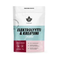 Elektrolyytti & Kreatiini, Kirsikka-Vadelma, 200 g