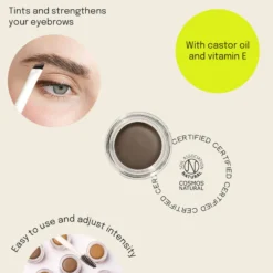 Eyebrow Pomade Taupe, 2,5 ml - kulmaväri keskitummille kulmakarvoille