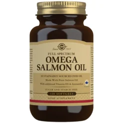 Full Spectrum Omega Salmon Oil Softgels, 120 kaps - Omega-kapselit