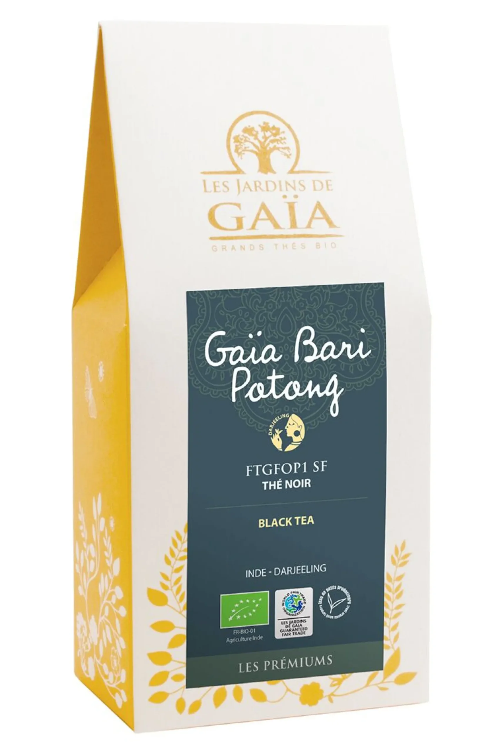 Gaia Premium Bari Potong -musta tee, 100 g, 100 g