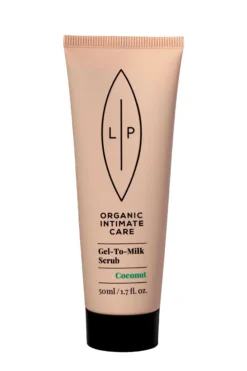 Gel-to-milk Scrub, Coconut, 50 ml - kuorintavoide intiimialueelle