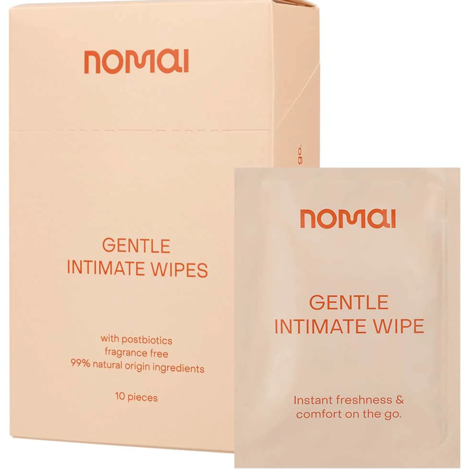 Gentle Intimate Wipes, 10 kpl