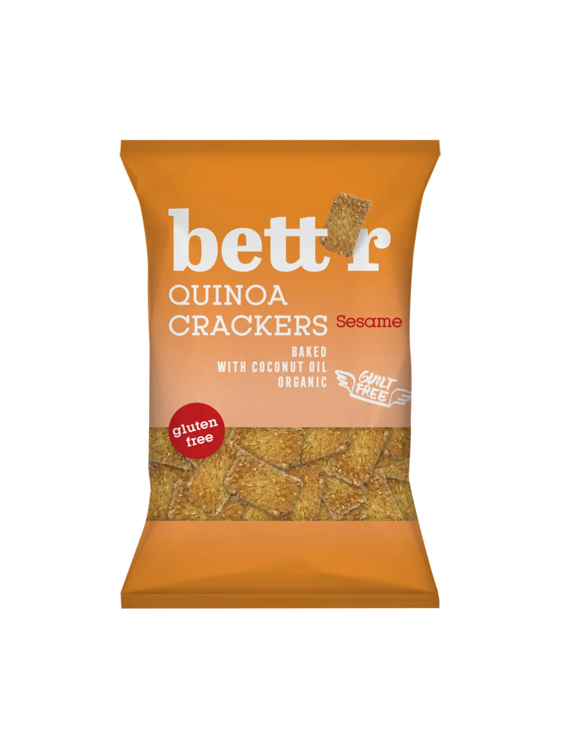 Gluteenittomat kvinoakeksit, seesami, 100 g