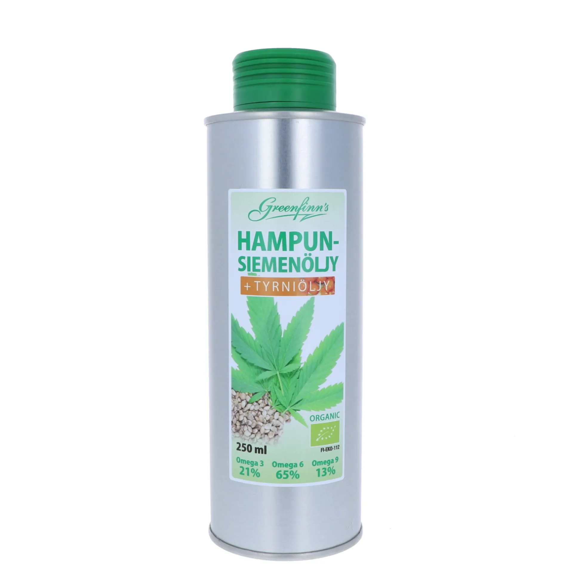 Hampunsiemen-tyrniöljy, 250 ml