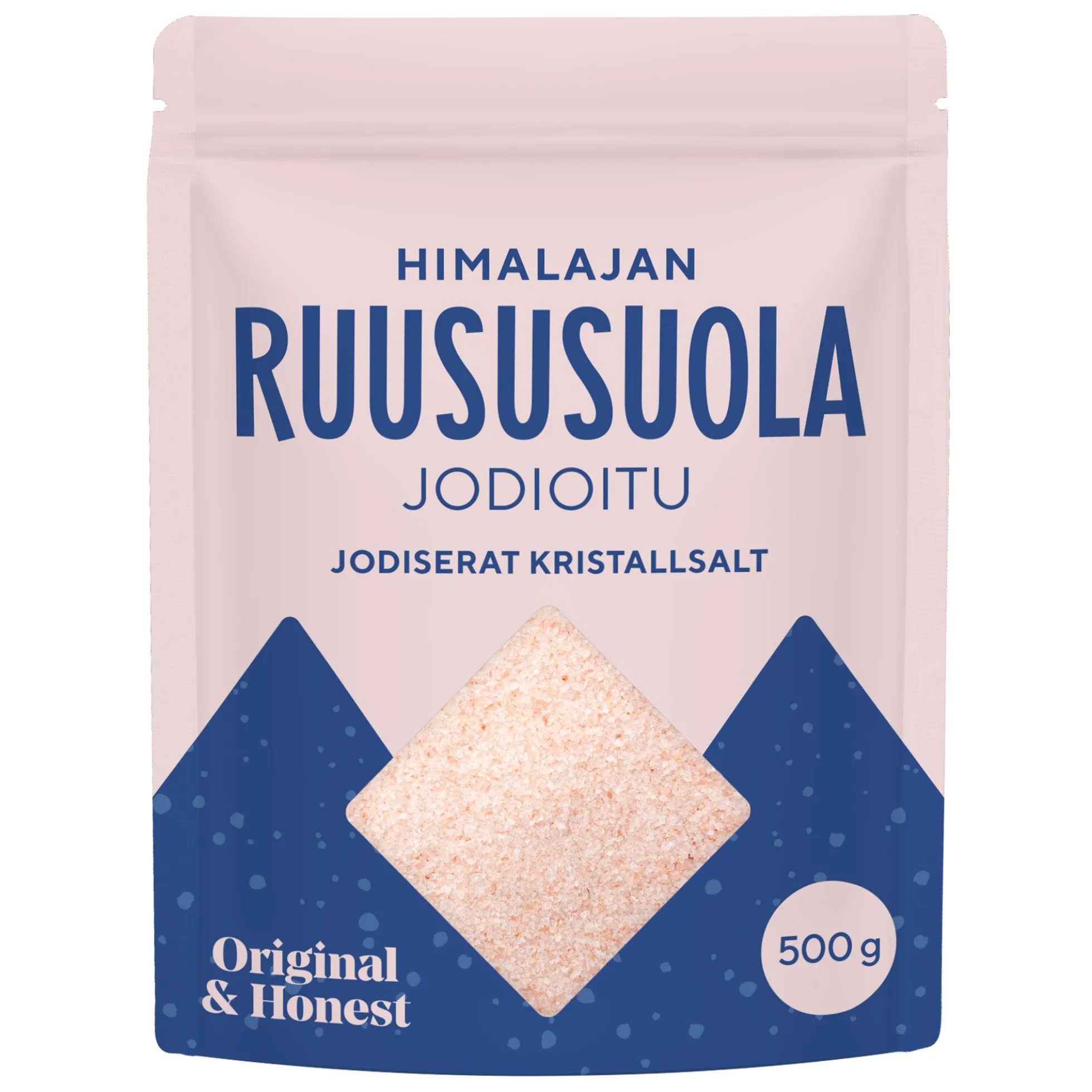 Himalajan Ruususuola hieno, jodioitu 500 g