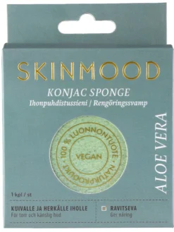 Ihonhoidon ihmesieni, kuivalle iholle (Konjac Sponge-kasvosieni)