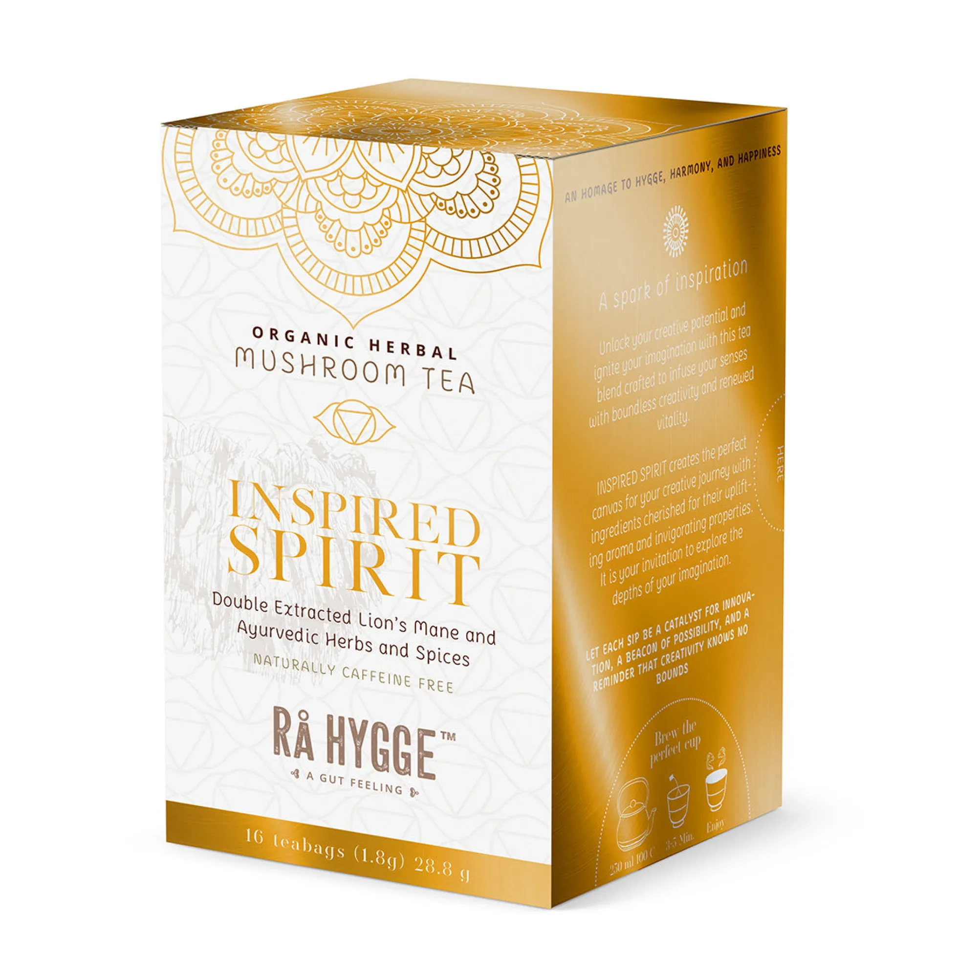 Inspired Spirit yrttihauduke lion's mane sieniuutteella, 16 pss