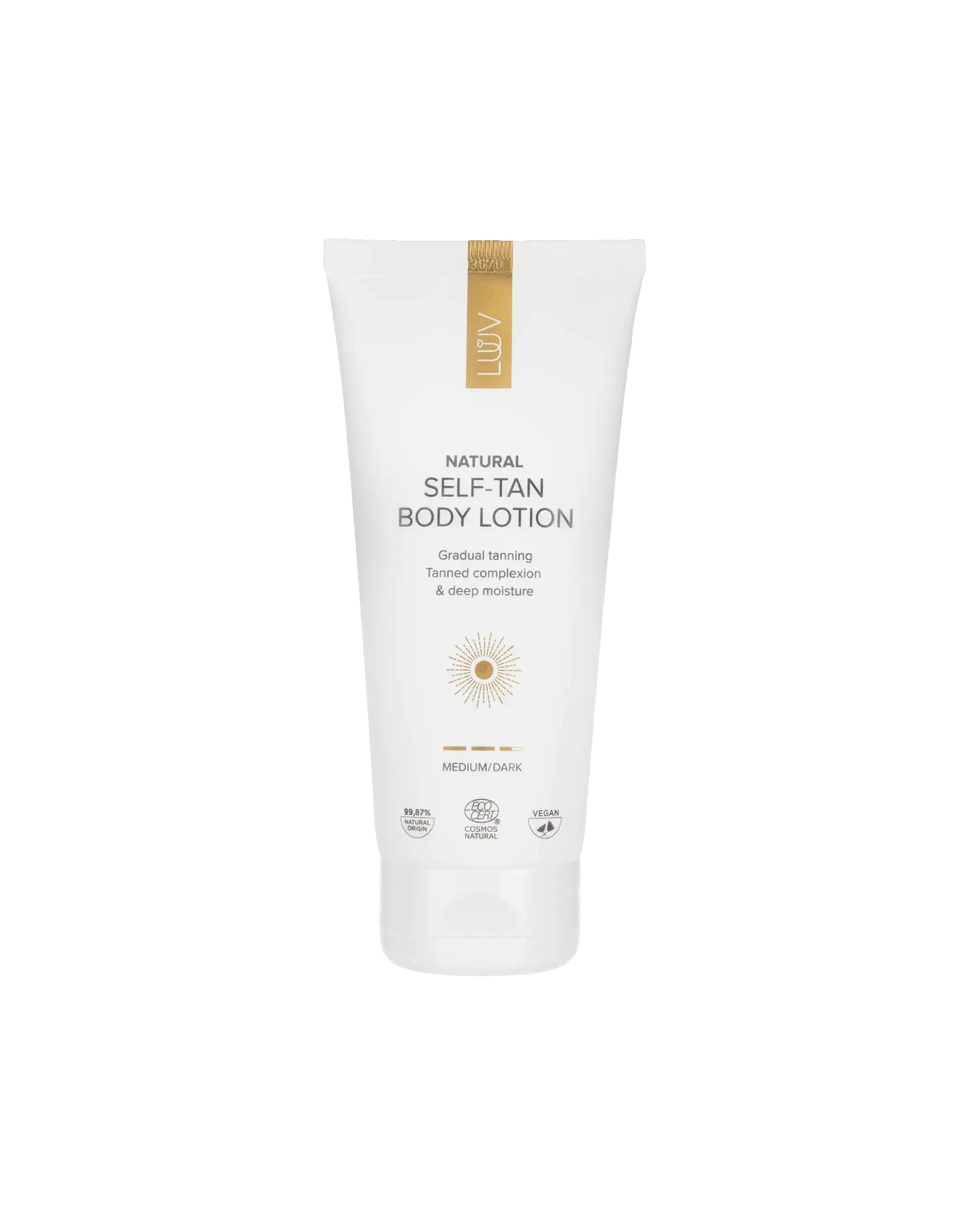 Itseruskettava vartalovoide, Medium/Dark, 200 ml