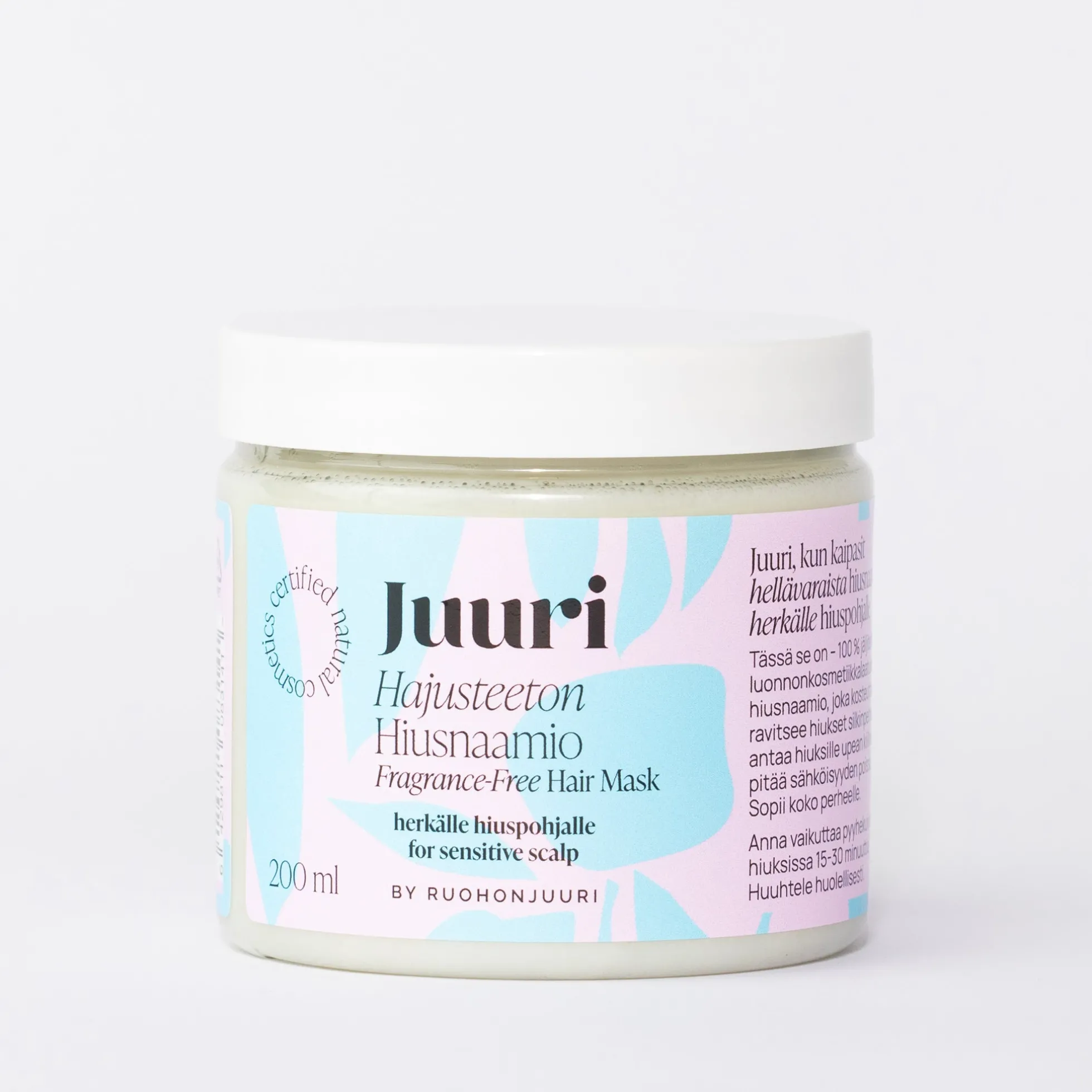 Juuri Hiusnaamio, hajusteeton, 200 ml