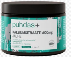 Kalsiumsitraatti, 600 mg, 240 g