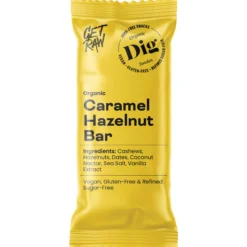 Karamelli-hasselpähkinäpatukka, 42 g
