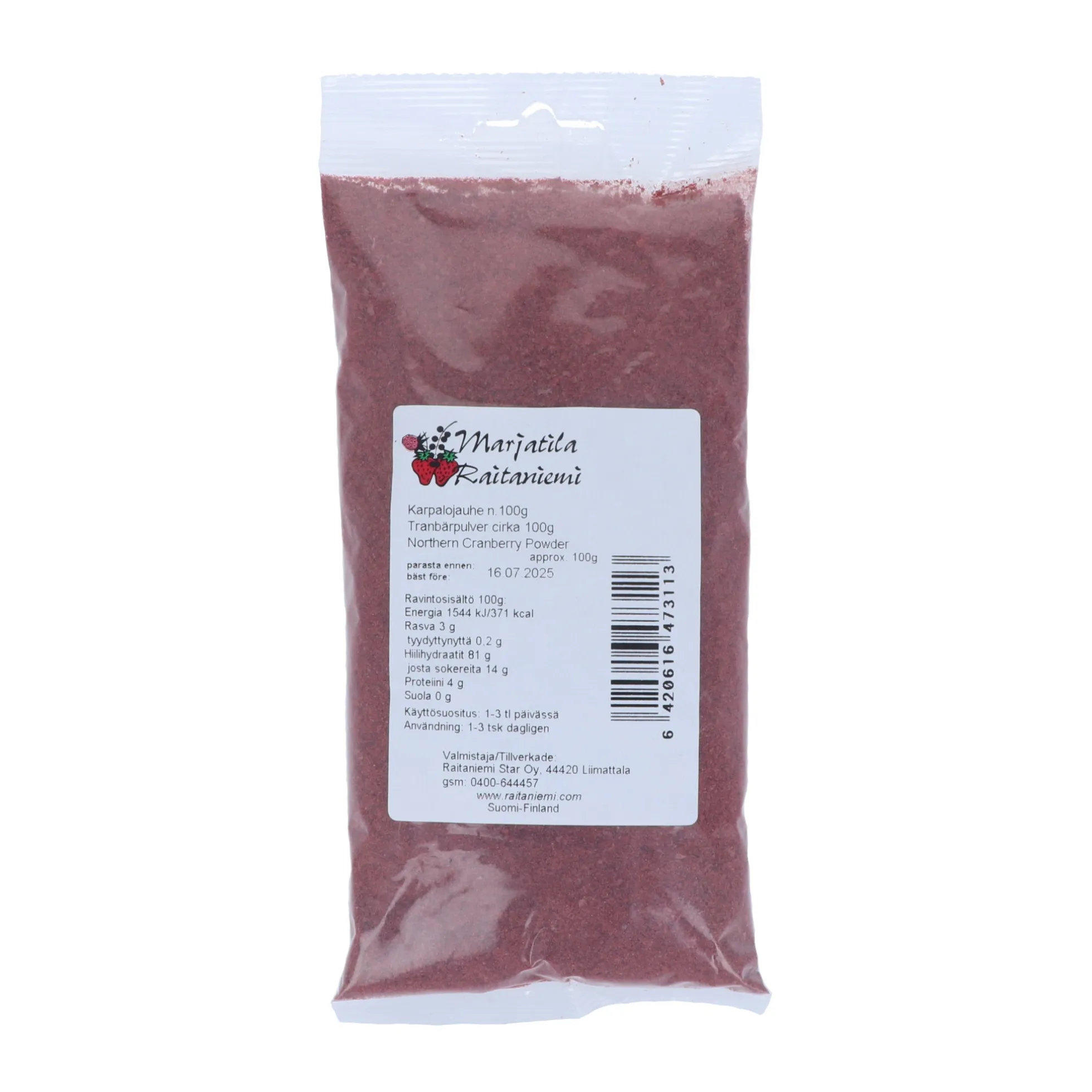 Karpalojauhe, 100 g