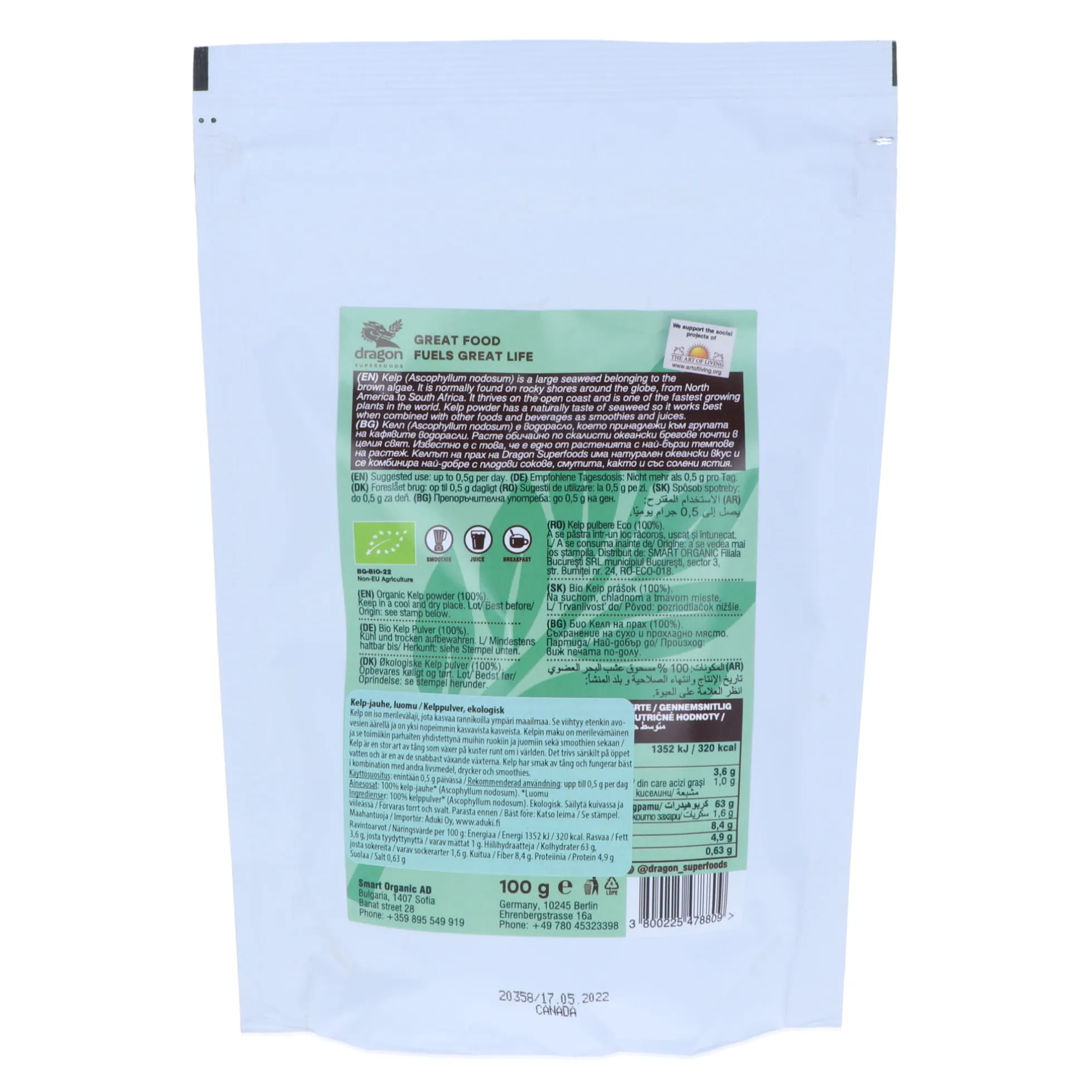 Kelp-jauhe, 100 g