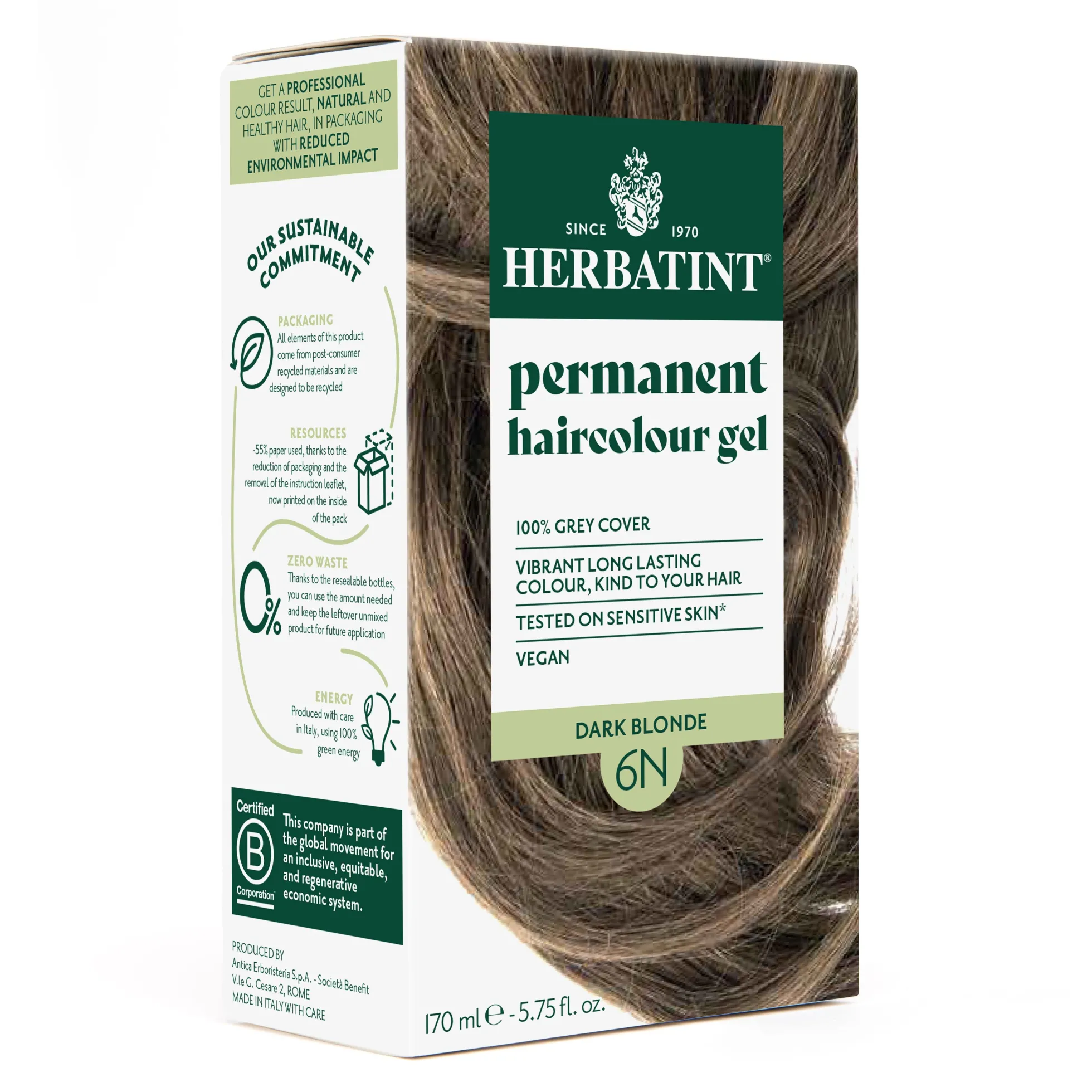 Kestoväri 6N, Dark Blonde, 170 ml