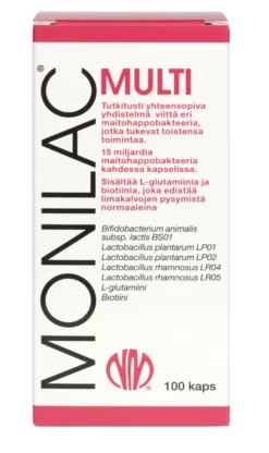 Koko perheen maitohappobakteeri - Monilac, Multi, 100 kpl, 100 g
