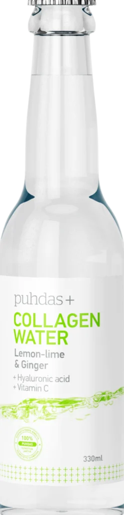 Kollageenivesi, sitruuna-lime & inkivääri, 330 ml