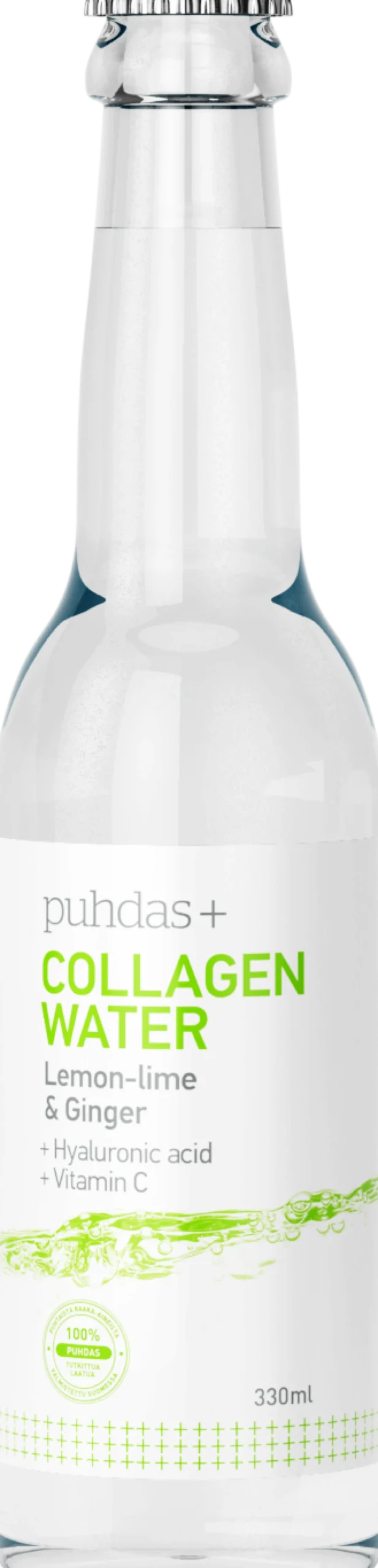 Kollageenivesi, sitruuna-lime & inkivääri, 330 ml