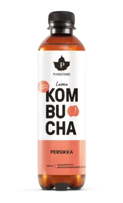 Kombucha Persikka, Luomu 400 ml