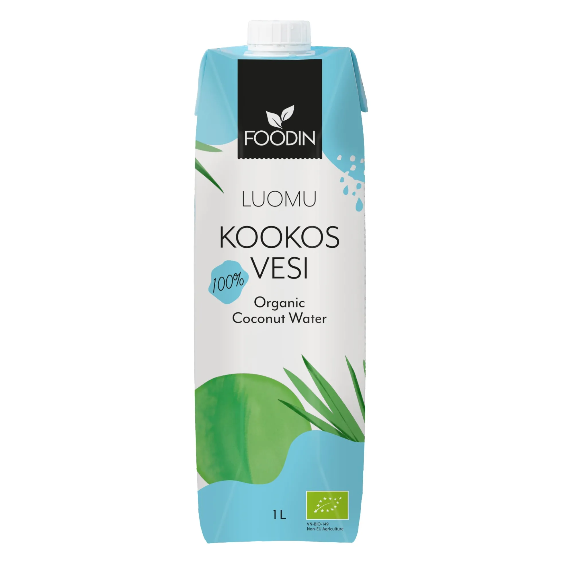 Kookosvesi, iso purkki, 1000 ml