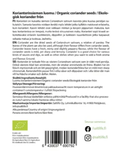Korianterinsiemen, 100 g