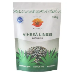 Kotimainen vihreä linssi, 350 g