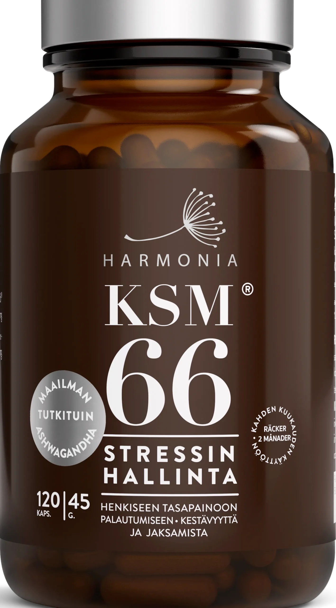 KSM66-ashwagandhakapselit, 45 g