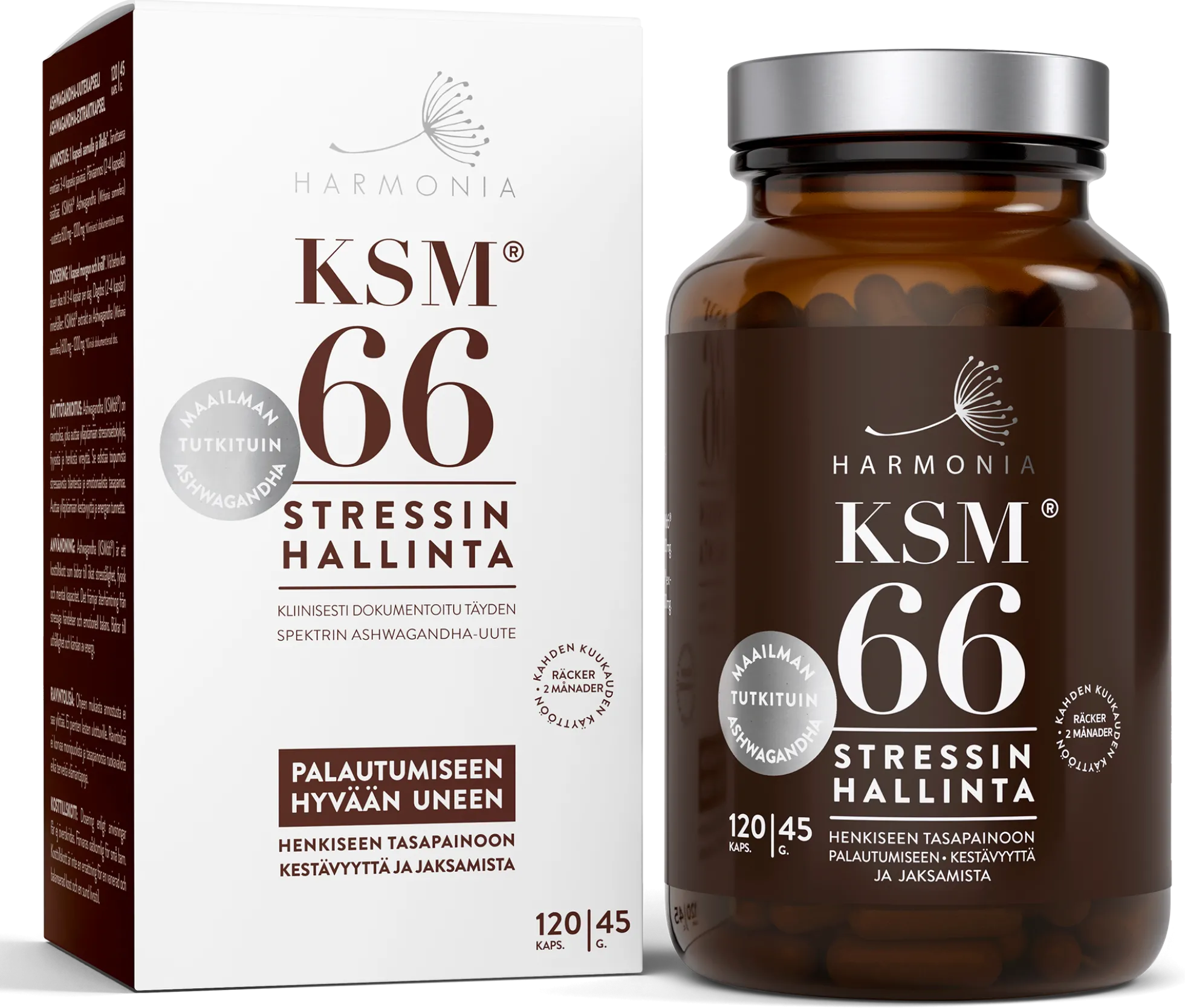 KSM66-ashwagandhakapselit, 45 g
