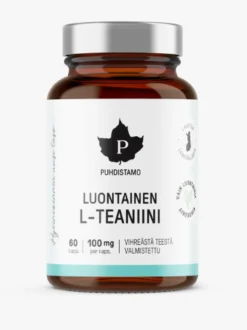 Luontainen L-teaniini 100 mg, 60 kaps