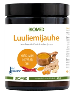 Luuliemijauhe, kurkuma-chili-inkivääri