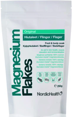 Magnesium-kylpyhiutaleet, 250 g
