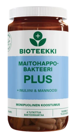 Maitohappobakteeri Plus, 100 kaps.
