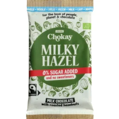 Maitosuklaa, hasselpähkinä, ilman lisättyä sokeria, 70 g