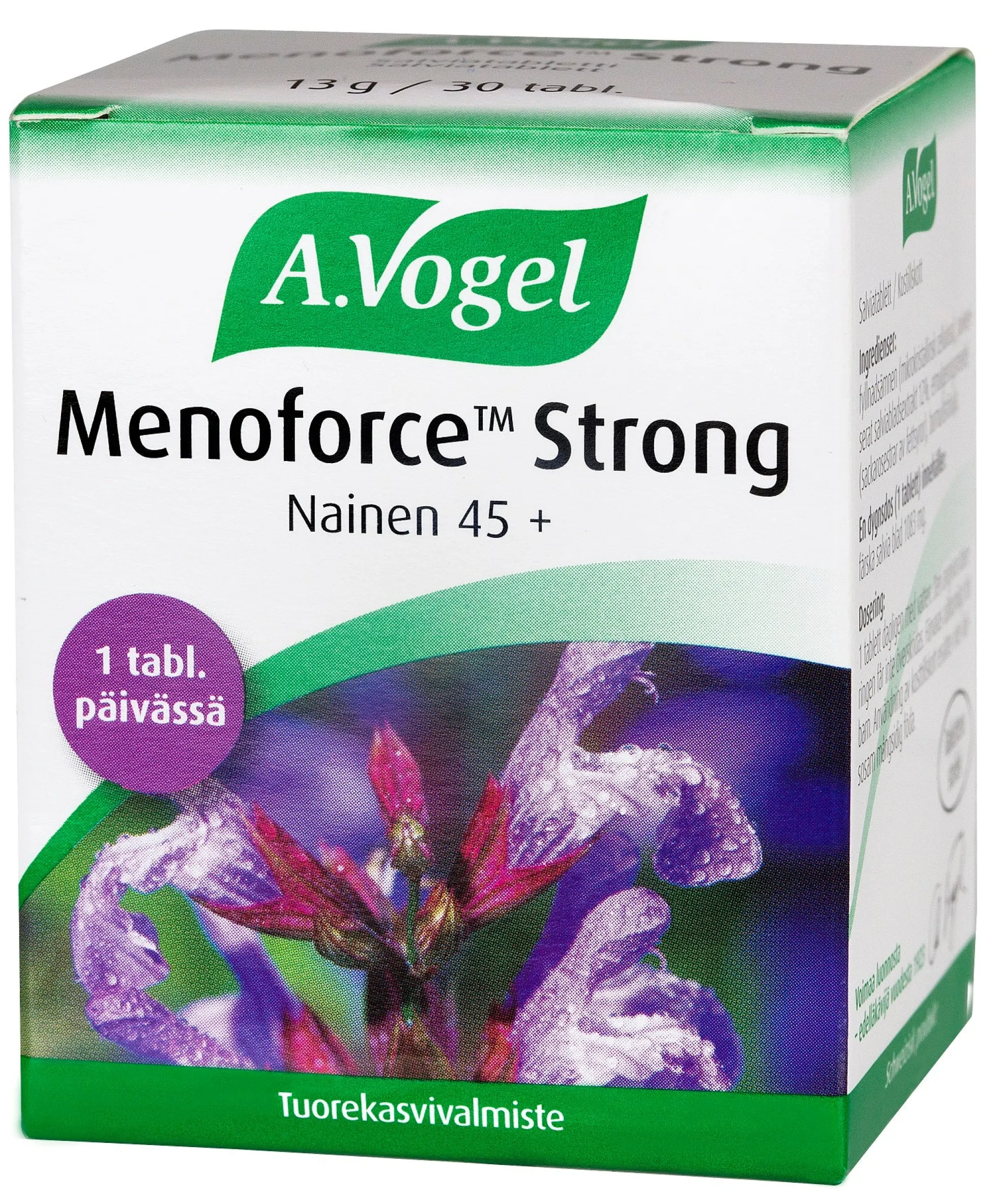 Menoforce Strong -salviatabletit, 30 tabl, 13 g