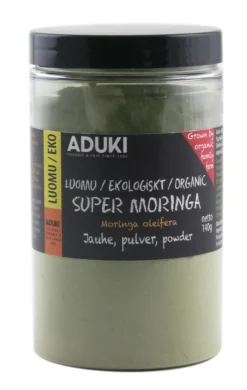 Moringa-jauhe (moringanlehtijauhe), 140 g