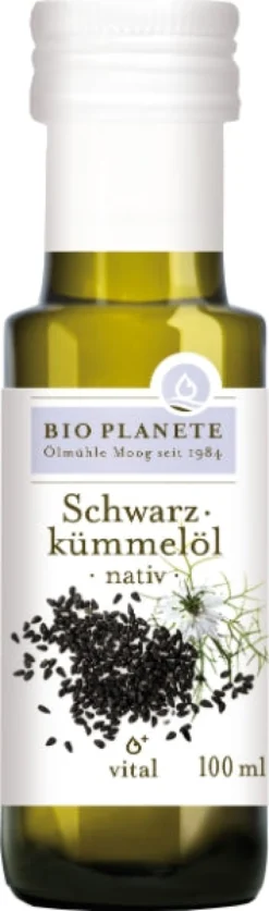 Mustakuminaöljy (Nigella sativa) (ryytineidonsiemenöljy), 100 ml